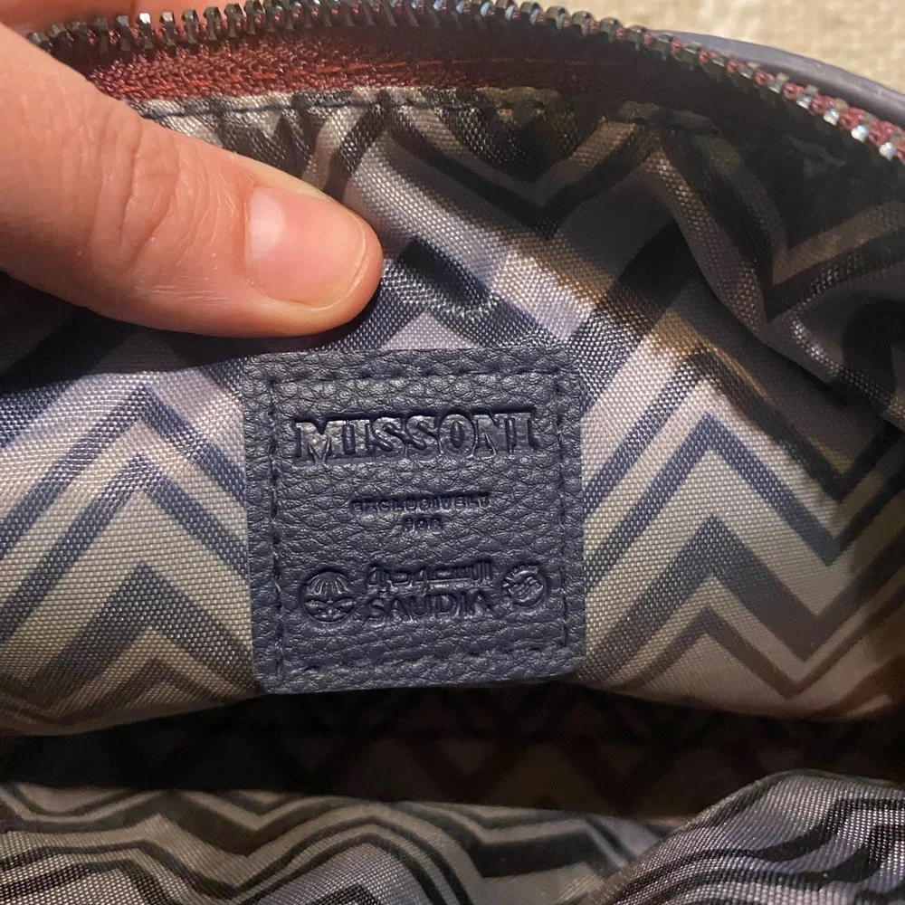 Missoni for Saudia‎ Airlines Travel Bag Navy Blue NWOT